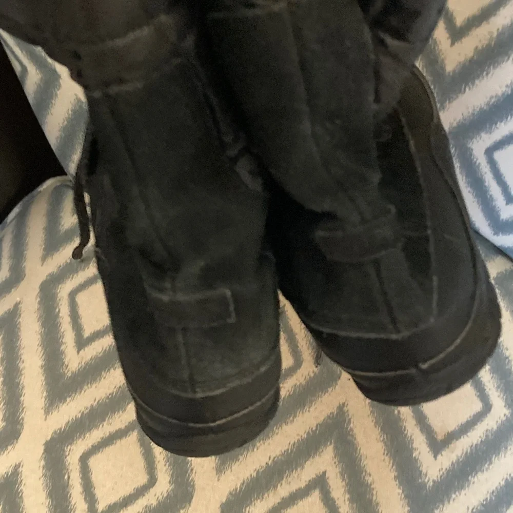 North Face Women's Black‎ Fur-Lined Winter Boots 8.5 🌸